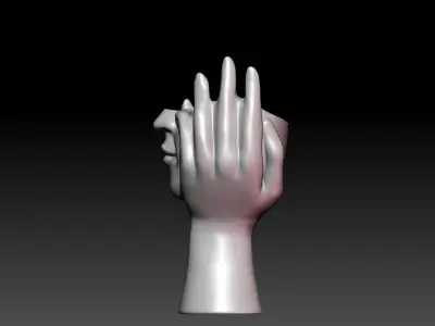 Vase - the girls face 3D print model