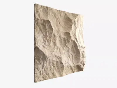 469-RockPanel piece of stone 3D model