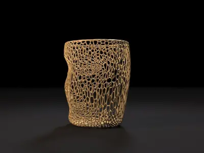 Vase face 3D print model