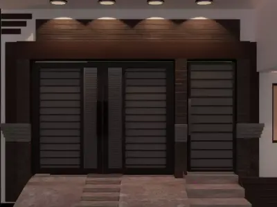 Main Entrance Gate  Door  Architectural Free 3D model