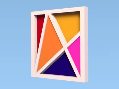 Color Frame 3D print model