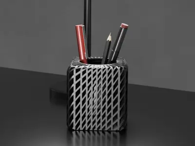 CUBIC PEN HOLDER 3D print model