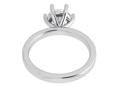 Round Diamond Soltaire Ring 3877 3D print model