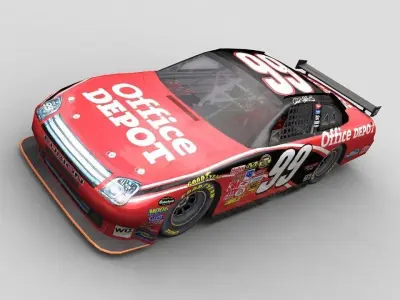 Game Ready NASCAR COT Set 3D model