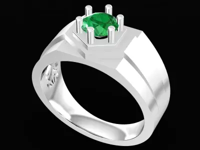 6010 Luxury Diamond Diamond Men Ring  3D print model