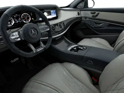 mercedes s class s65 amg 2016 2017 2018 car  3D model