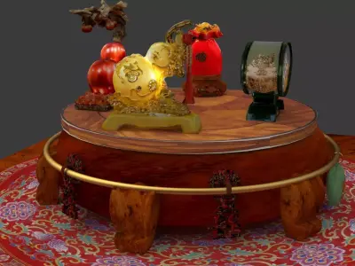 Chinese gourd 3D model