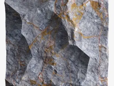 55-RockPanel sandstone rock texture wall art 3D model