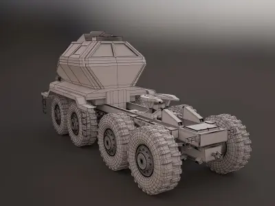 MAZ3 CONCEPT all-terrain vehicle tractor unit 3D model