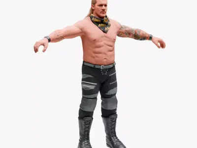 Chris Jericho - WWE Low-poly 3D model