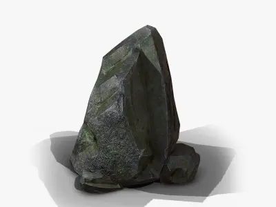 small stone Free low-poly 3D model