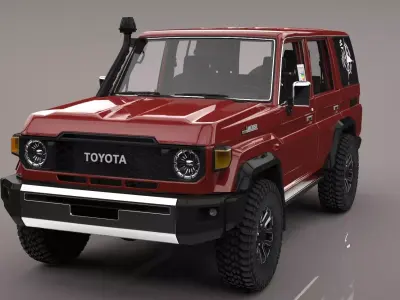 LAND CRUISER J79 2024  Low-poly 3D model