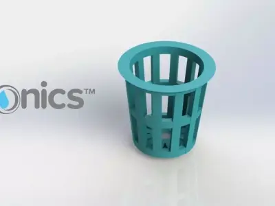 Planter - 3Dponics Cube System Free 3D print model