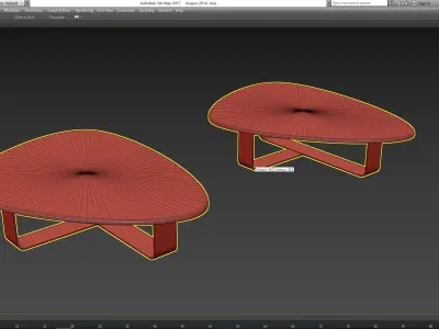 Arcahorn DEMETRA COFFEE TABLE Low-poly 3D model