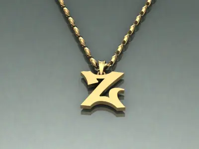 Pendant Z-z1 3D print model