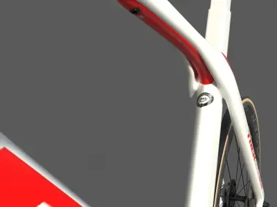Roadbike TREK Madone SLR 9 Disc eTap white 3D model
