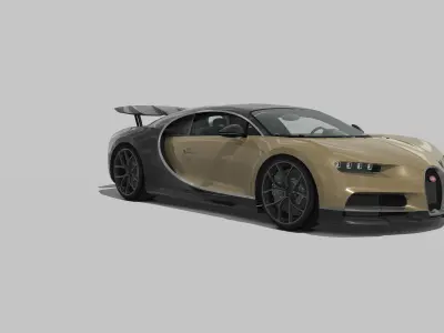 Bugatti Chiron 2024 3D model 3D model