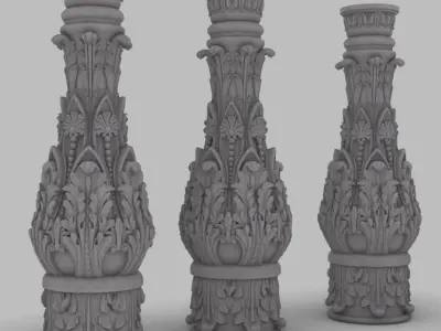 Pillar-1 3D model