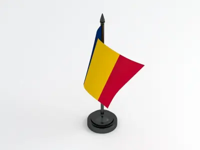 Table Flag Chad 3D model