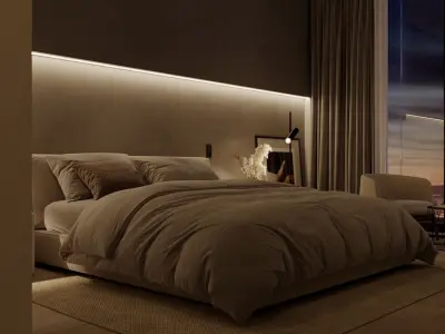 NEW YORK APARTMENT - Interior scene - 3d model 3D model