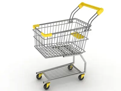  Shopping Cart 3D model