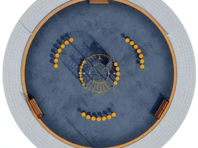 Children playground Sports ground 3D model