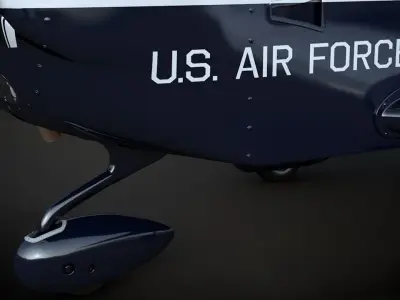 Grumman Cheetah Air Force 3D model