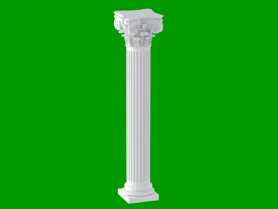 Modern Composite Column 3D model