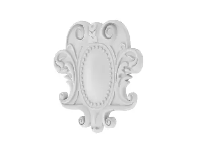 Cartouche Ornament 003 3D model