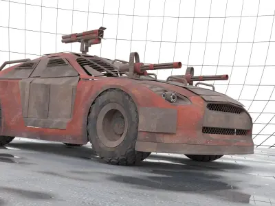 Apocalyptic GT-R 3D model