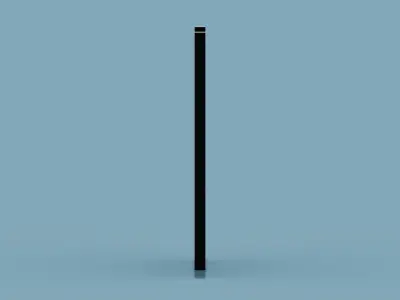 Pixel Cat Low-poly 3D model