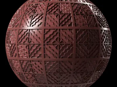 Wood Materials 15- leather Panels Pbr 4k Seamless Low-poly 3D model