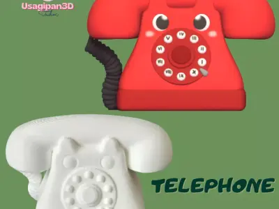 Telephone 3D print model