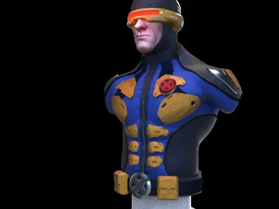 Cyclops Leader of the  X-Men 3D print model