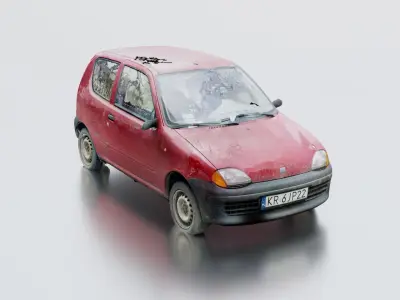 Fiat Seicento Scan 3D model