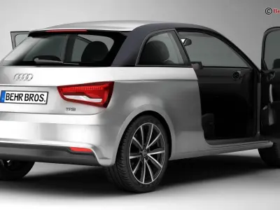 Audi A1 2015 3D model