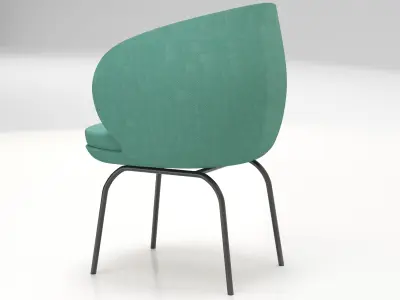 Wittmann Vuelta Chair 3D model