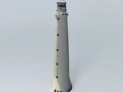 The Cape Wickham Lighthouse Free 3D model