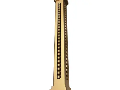 Classic Baluster 03 Low-poly 3D model
