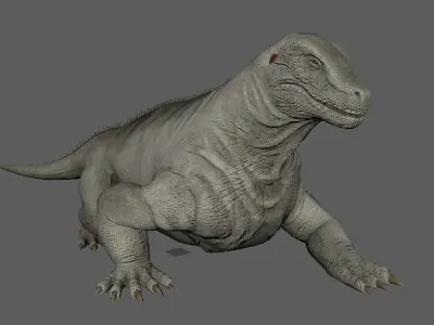 Komodo dragon 3D model