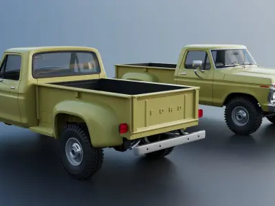 F-250 1973 3D print model
