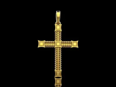 filigree cross model 831 3D print model