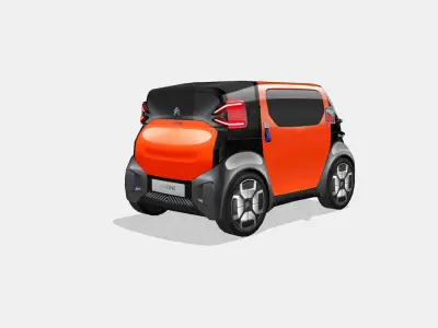 Citroen Ami One concept 2019 Low-poly 3D model