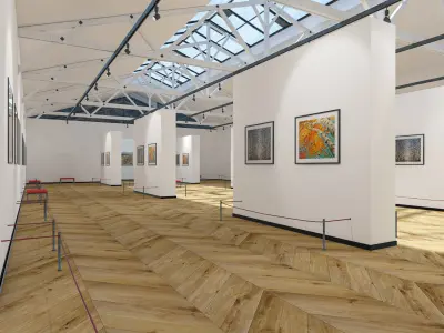 Art Gallery Exhibition 3D model