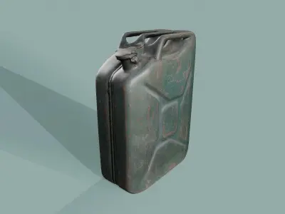 3D Scan Canister Low-poly 3D model