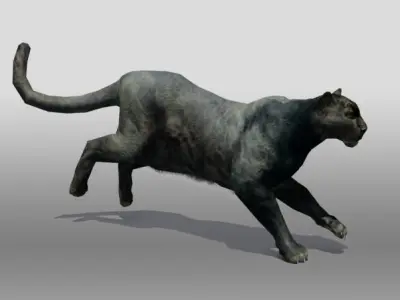 Black Panther 3D model