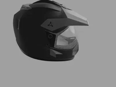 Helmet 3d model -sport-ready for game 3D model
