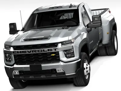Chevrolet Silverado 3500HD Single Cab 2020 3D model