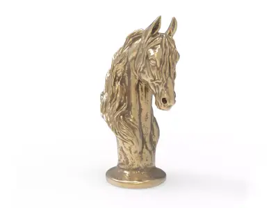 Horse Torso Statue 3D model