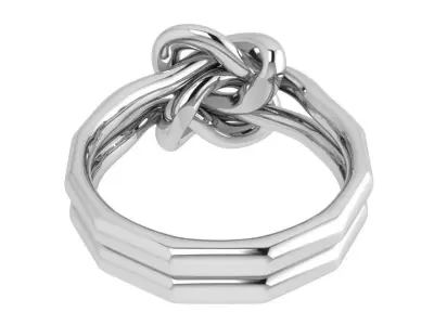 Knot Ring 3437 3D print model